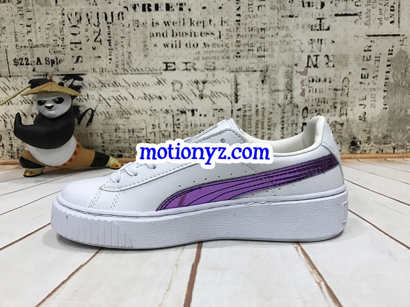 Puma Fenty Rihanna Creeper Low Leather White Purple